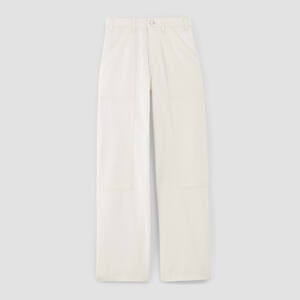 Everlane Women's Carpenter Jean in Bone White, Size 24